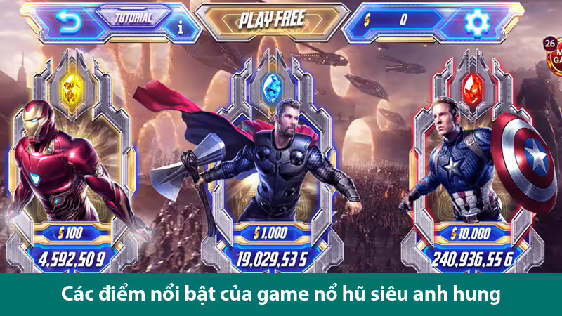 Khám phá cách chơi và bí quyết chiến thắng trò chơi Avengers lôi cuốn